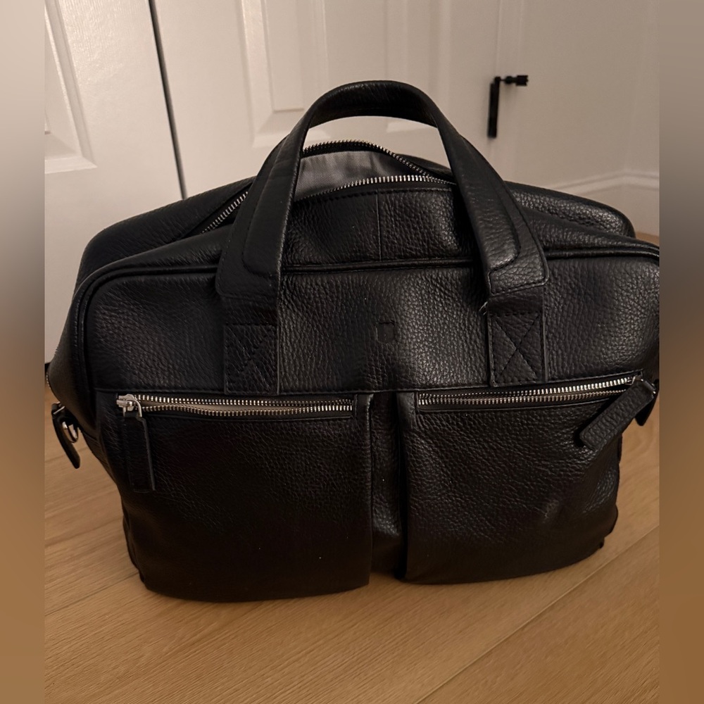 Jos. A. Bank Black Leather Men's Bag